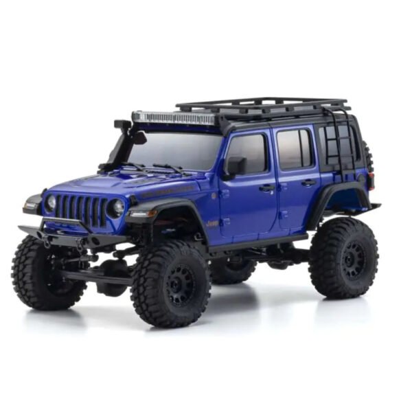 Second image of KYOSHO MINI-Z 4x4 readyset JeepⓇ Wrangler Unlimited Rubicon with Accessory parts Ocean Blue Metallic 32528MB